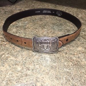 Cavender’s Leather Belt and Buckle